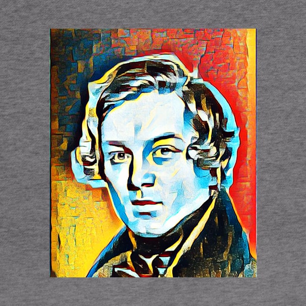 Robert Schumann Abstract Portrait | Robert Schumann Artwork 2 by JustLit